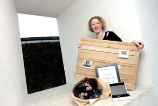 Mette Vestergaard med vinderproduktet HapsHaps