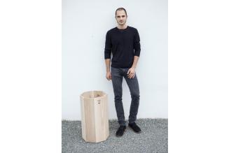 Designer Jonas Pedersen med Fasét Basket som vil blive delt ud til FSC For Free