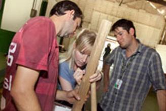 Mette Schelde på sin vinderrejse i Brasilien.