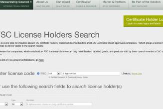 Optimering af FSC-database undervejs