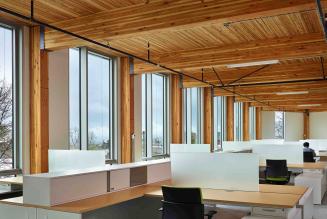 Alt træ, der er brugt i konstruktionen af Bullitt Center i Seattle, er 100 procent FSC