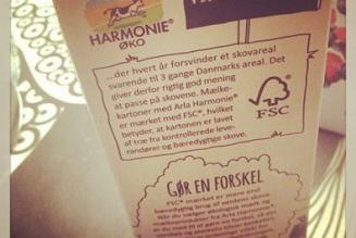 Arla Harmonie mælkekarton