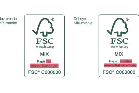 Nyt FSC Mix-mærke