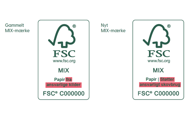 Nyt FSC MIX-mærke