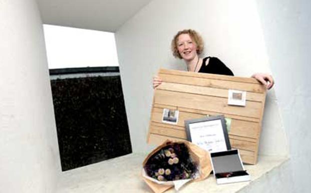 Mette Vestergaard med vinderproduktet HapsHaps