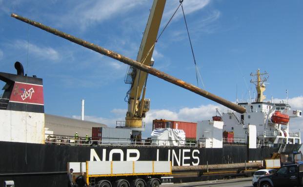 Danske douglasgraner undervejs til Norge Danske douglasgraner undervejs til Norge